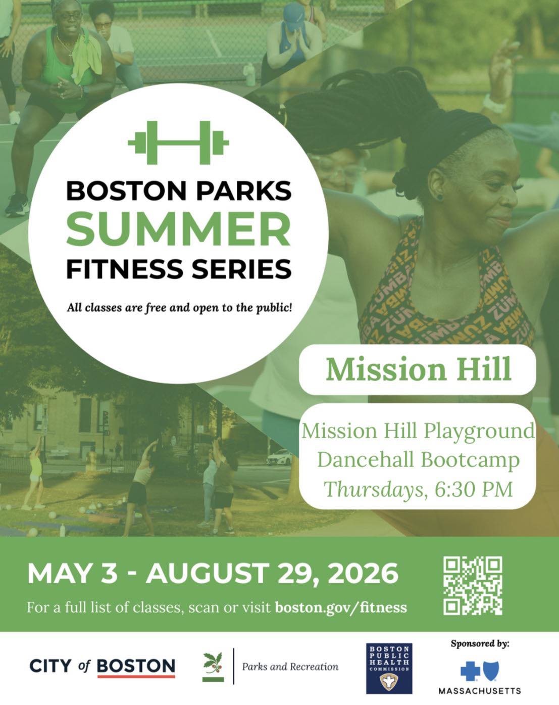 DANCEHALL BOOTCAMP ON THURSDAYS - FREE - MISSION HILL PLAYGROUND